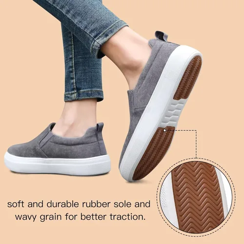 Vista 3 de TIOSEBON Zapatos clásicos de lona para mujer
