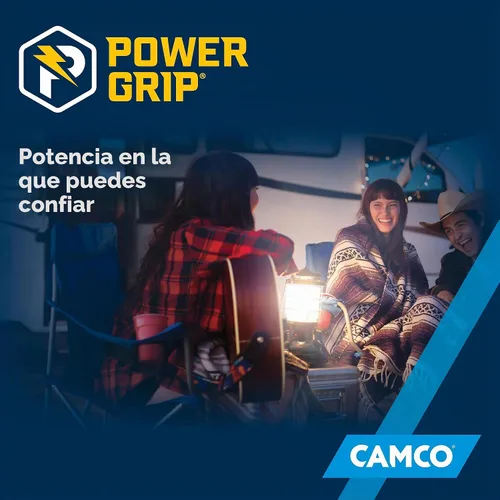 Vista 7 de Adaptador eléctrico Powergrip Dogbone 55175 de Camco, con mango, 18 pulgadas, color amarillo