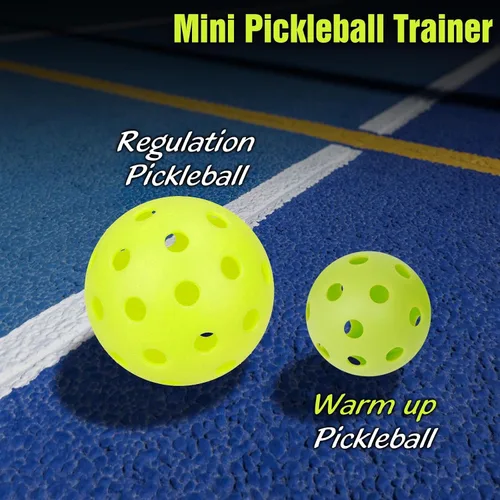 Vista 6 de Mini Pickleball Training Balls - Warm Up Pickleball Drills, Enhance Reaction Time & Hand-Eye Coordination Ideal Gift for All Ages and