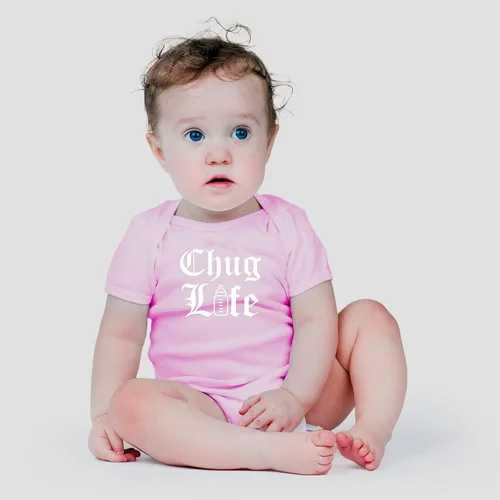 Vista 6 de AW Fashions Chug Life - Body para bebé divertido, lindo y cómodo - Ropa de moda para recién nacidos