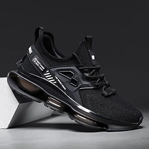 Vista 3 de LZDZN Tenis de correr para hombre tenis de aire atlético para hombre caminatas tenis correr zapatos deportivos para hombre estilo informal de moda