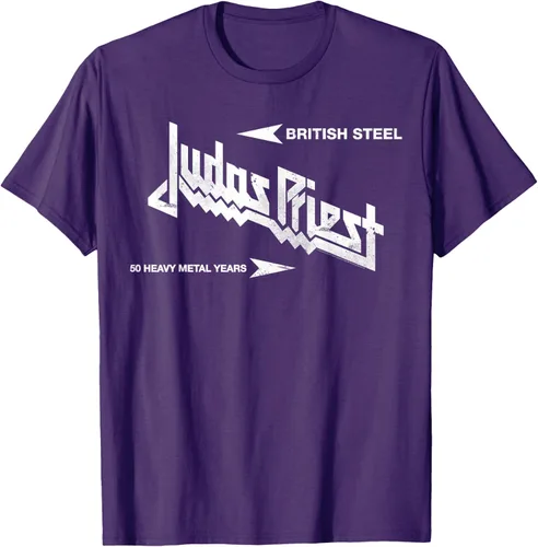 Vista 39 de Judas Priest Camiseta British Steel Negro