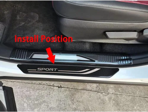 Vista 7 de Beautost Cubierta de protección para umbral de puerta exterior para Lexus NX 250/350/350/350 F Sport/350h/450h+ F Sport 2022 2023 2024 2025 2026