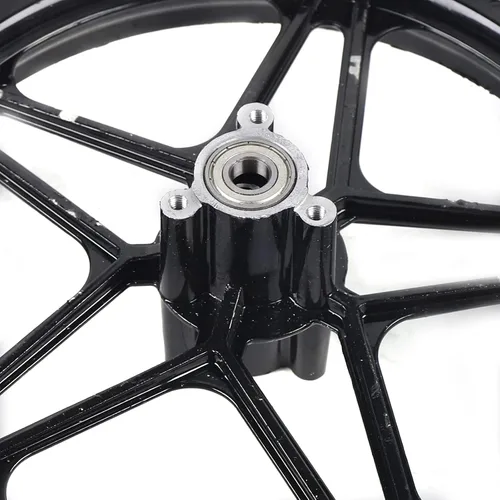 Vista 8 de Llanta de Neumático 2.50-10'' Rueda Delantera Trasera Llantas de Rueda para Mini Bicicleta de Bolsillo E-bike 49-50cc Bicicleta de Tierra Cubo