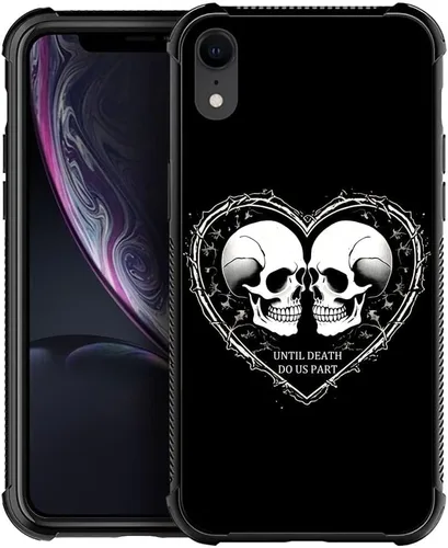 Vista 153 de Funda compatible con iPhone XR, diseño de elefantes africanos para niñas, diseño de patrón a prueba de golpes, antiarañazos, carcasa trasera