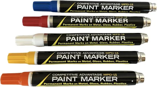 Vista 11 de Marcador de pintura esmaltada de ventaja competitiva MPD Permanente Impermeable Resistente a los rayos UV