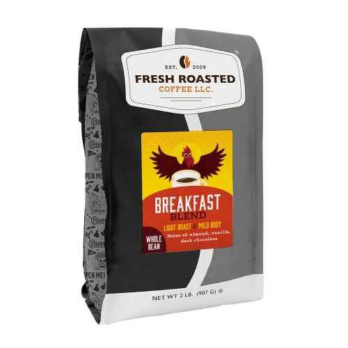 Vista 32 de Fresh Roasted Coffee, Blackbeard's Revenge, 12 onzas, tostado medio, Kosher, grano entero