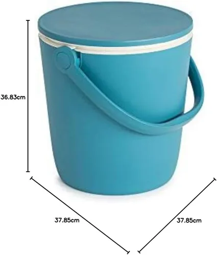 Vista 18 de Keter Go Bar - Enfriador de cerveza y vino de 4.2 galones con asa y mesa desplegable para exteriores, perfecto para tu patio, picnic y accesorios