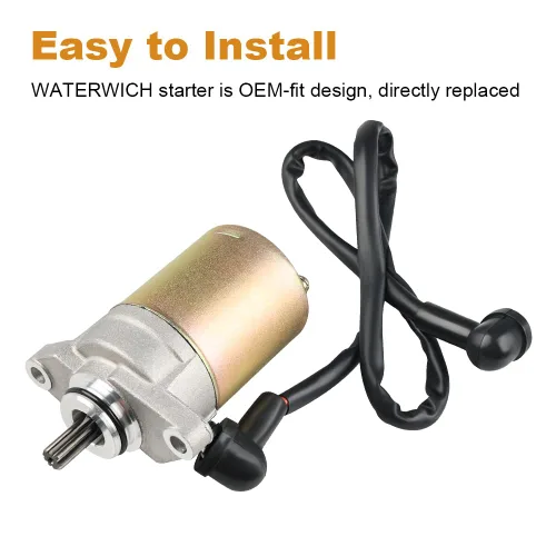 Vista 6 de WATERWICH Motor de arranque compatible con Can-Am DS70 DS90 2010-2013/2016-2018 DS70 Mini 2014-2015 DS90 Mini 2014-2015 para V31200DGF000
