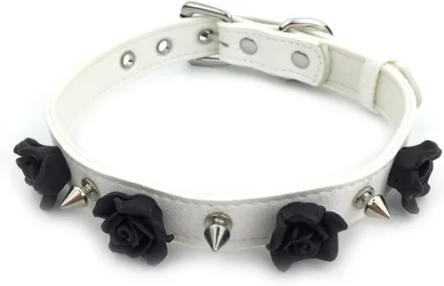 Vista 29 de Succuba Collar de Gargantilla de Flor Hecho a Mano para Mujeres y Hombres