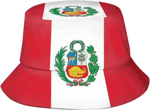 Vista 29 de KiuLoam Sombreros de pescador unisex con bandera, sombreros de pescador plegables para exteriores, verano, viajes, senderismo, playa, gorras