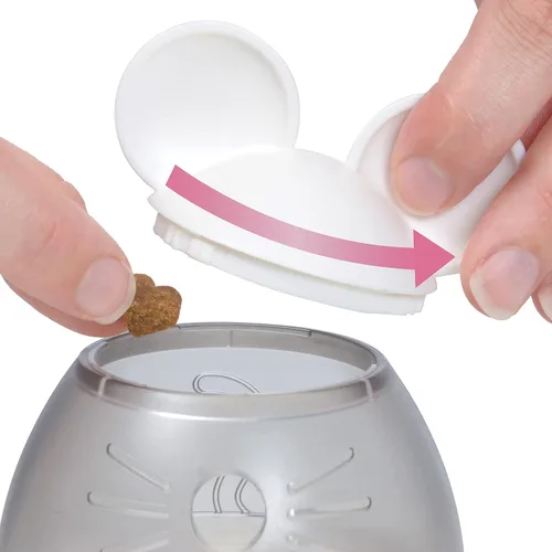 Vista 6 de Catit PIXI - Dispensador de golosinas, juguete interactivo para gatos, ratón
