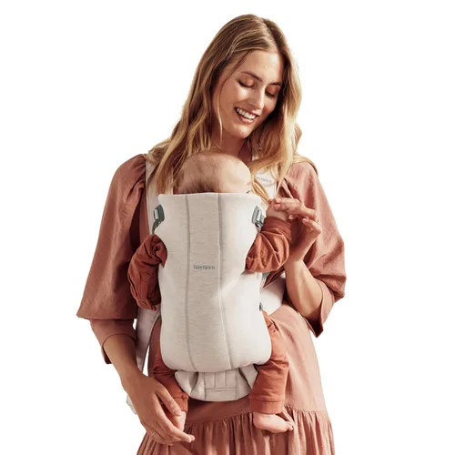 Vista 11 de BabyBjorn Portabebés Mini - Malla 3D, Crema