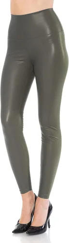 Vista 20 de Leggings Depot - Leggings de piel sintética para mujer, de cintura alta, elásticos Yoga-cactus y llama de 5