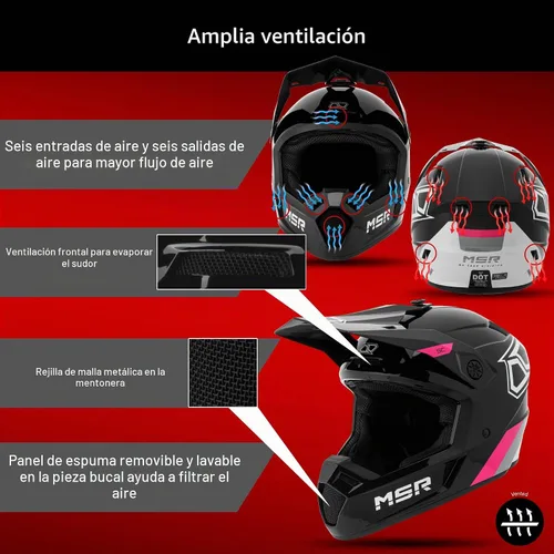Vista 3 de Casco MSR SC