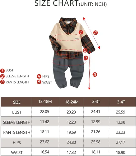 Vista 6 de Renotemy Ropa de bebé para niños pequeños, trajes de mezclilla, sudadera con capucha para niños pequeños