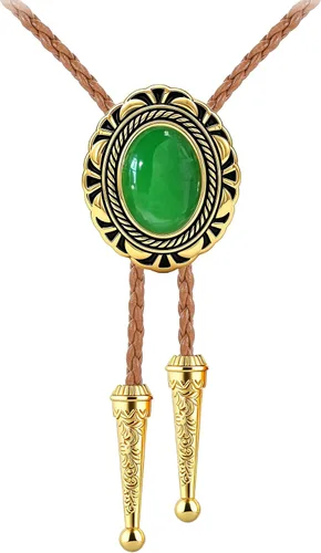 Vista 67 de Jeilwiy Corbata de bolo para hombre, corbatas vaqueras, collar de corbata #44 Elemento de sombrero de vaquero