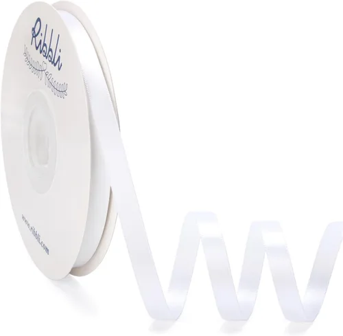 Vista 41 de Ribbli Cinta de satén negra de doble cara de 3/8 pulgadas x 50 yardas, cinta negra para envolver regalos, manualidades, decoración de boda, lazos