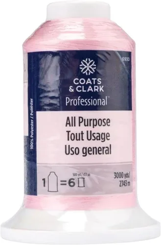 Vista 11 de Coats & Clark Hilo profesional multiusos, 3000 yardas, negro
