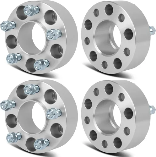 Vista 13 de SCITOO 4 adaptadores de rueda de 5 x 4.5 pulgadas, adaptadores espaciadores de rueda de 2 pulgadas con pernos de 1/2 pulgada para Dodge Nitro