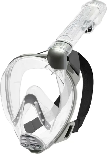 Vista 9 de Cressi Máscara facial completa para esnórquel para adultos, vista amplia y clara, sistema antivaho y fácil respiración, Baron: diseñada en Italia