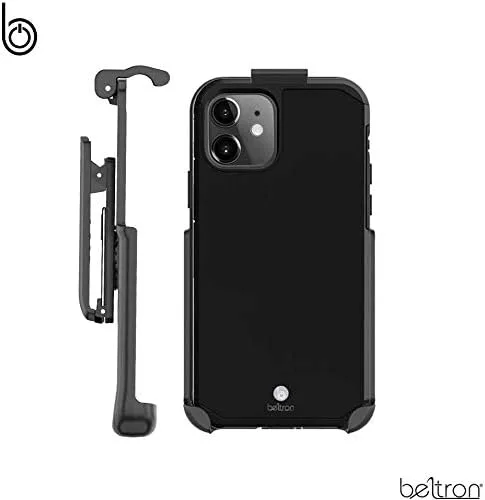 Vista 5 de BELTRON Funda con clip para cinturón para iPhone 11 (2019), funda híbrida delgada de protección de cuerpo completo resistente y funda de clip