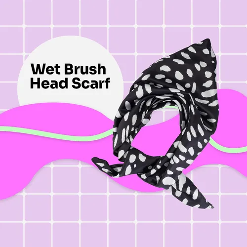 Vista 2 de Wet Brush Pañuelo para la cabeza -Negro