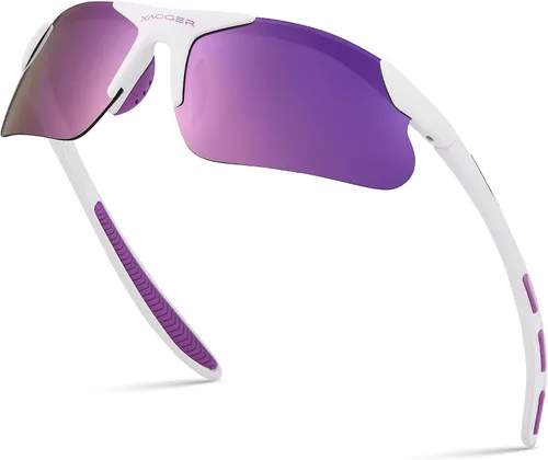 Vista 16 de Gafas de sol deportivas polarizadas para niños y niñas, gafas de béisbol y sóftbol, montura TR90