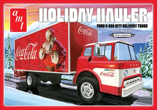 Vista 5 de AMT Ford C-600 Camión de Entrega de Vacaciones de la Ciudad Coca-Cola