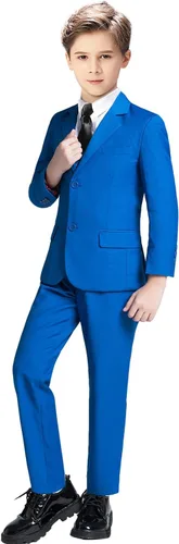 Vista 2 de Trajes de esmoquin para niños, conjunto de traje de boda formal para niño pequeño