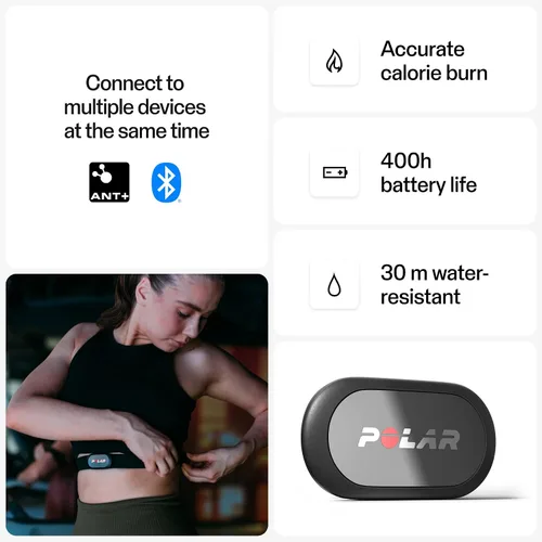Vista 4 de Polar H9 Sensor de ritmo cardíaco