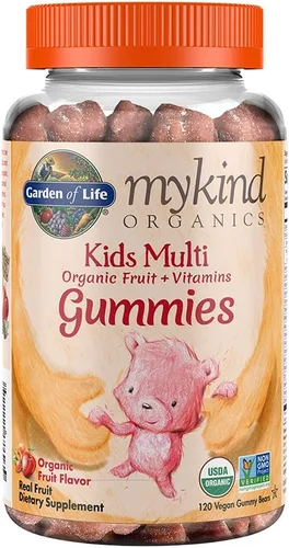 Vista 5 de Garden of Life Organics - Vitaminas gomosas para mujer, sabor baya, orgánicas certificadas, sin OMG, veganas y orgánicas para niños, sabor fruta