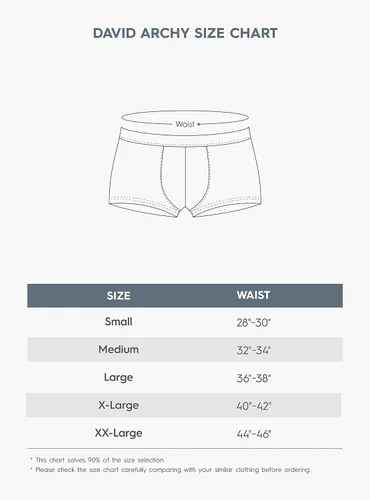 Vista 7 de DAVID ARCHY Calzoncillos suaves para hombre, transpirables, paquete de 3, 4 o 6