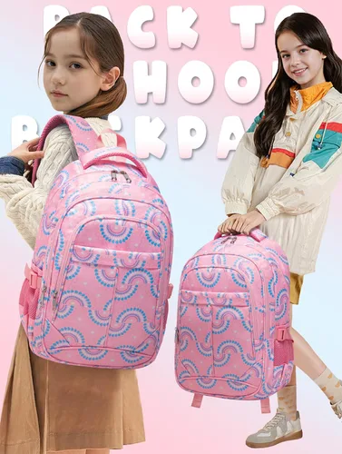 Vista 11 de BLUEFAIRY - Mochilas para niños y niñas, escuela primaria, jardín de niños