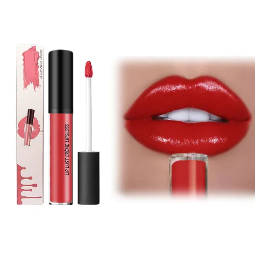 Vista 17 de Fauppt Labiales de 12 colores crema para labios, ligeros, mejorados, impermeables, de larga duración, hidratantes, antiadherentes, para mujeres, 001