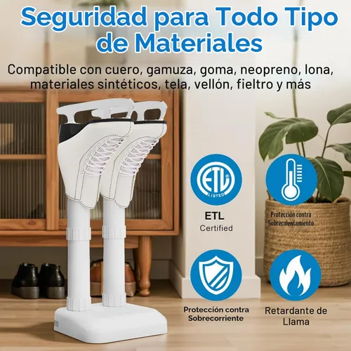 Vista 2 de LAVIEAIR Silent Boot Dryer for Work Boots Sneakers, No Heat Shoe Dryer