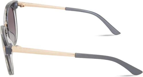 Vista 3 de GUESS Gafas de sol redondas con diseño de Stud Acccent para mujer