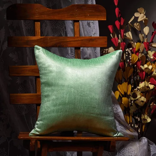 Vista 45 de Juego de 2 fundas de almohada decorativas para sofá, color azul aguamarina, almohada de granja de 12 x 12 pulgadas, fundas de almohada de seda
