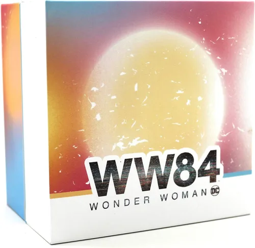 Vista 7 de Accutime Wonder Woman WW84 Reloj de acero inoxidable con cronógrafo de estilo buceador genuino para mujer o hombre (WOM8008SHW), Negro -, Superhéroe