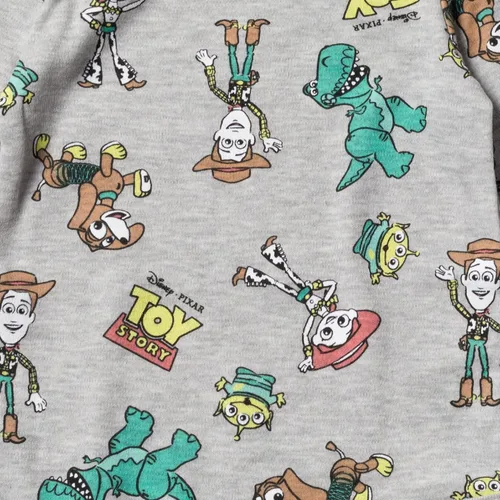 Vista 7 de Disney Pixar Toy Story Woody Jessie Buzz Lightyear Baby - Paquete de 4 mamelucos de peluche para recién nacidos a bebés