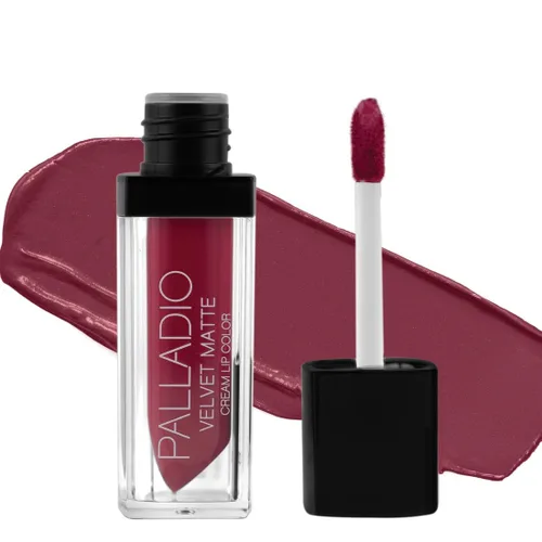Vista 10 de Palladio Velvet Matte Cream Lip Color, Angora