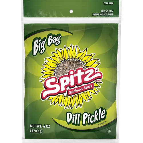 Vista 4 de Spitz Cracked. Semillas de girasol sabor pimienta, 6 oz (12 unidades)