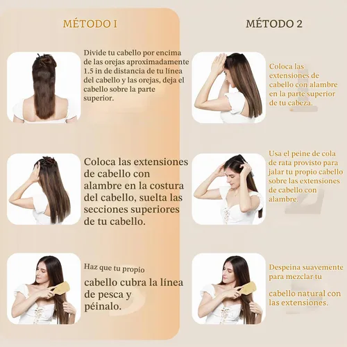Vista 6 de DOORES Extensiones de cabello humano real