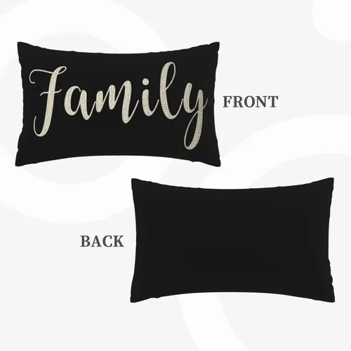 Vista 5 de NIDITW - Funda de cojín para sofá, decoración oblonga, 12.0 x 20.0 pulgadas