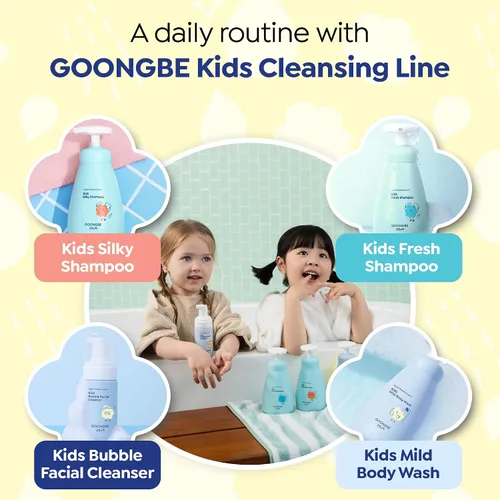 Vista 8 de GOONGBE Acondicionador Suavizante para el Cabello para Niños - Acondicionador Coreano para Cabello Brillante para Niños con Cabello Débil