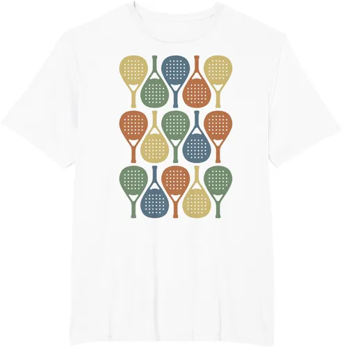 Vista 15 de Vintage Retro Padel Camiseta de Padel Sports Lover