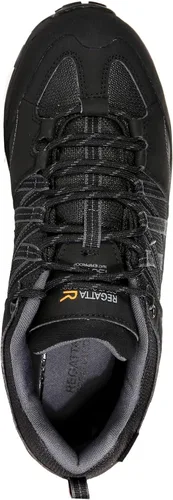 Vista 9 de Regatta Samaris Low II WP - Zapatillas de senderismo AW18 Negro Fiesta Rojo