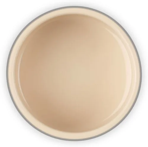Vista 3 de Le Creuset - Ramequín redondo de cerámica de pared recta, 7 onzas, Oyster Ostra