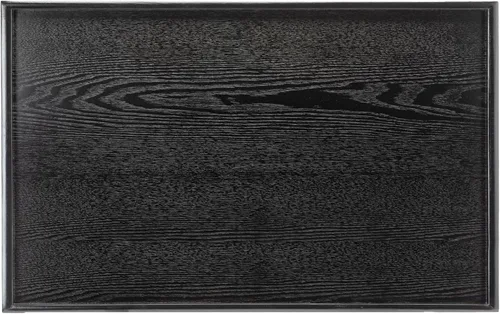 Vista 7 de Bandeja extra grande de madera maciza de 16 x 11 pulgadas para servir té, mesa de café, aperitivos, comidas, plato de servir, cocina, fiesta, bar