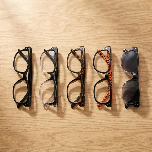 Vista 2 de Eyekepper Gafas de lectura clásicas para hombre, paquete de 5 con bisagras de resorte 5 Pares Mixtos